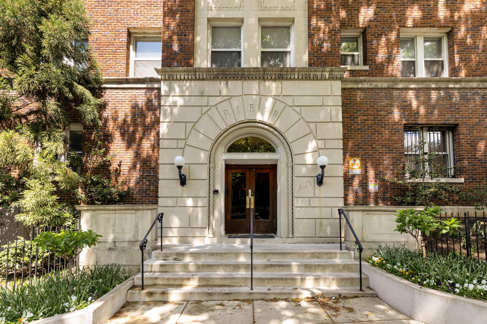 1615 Kenyon Street Northwest, Unit 30 Washington, DC 20010 - Photo 2 of 24 Historic and Charming stone facade of the Alroy
