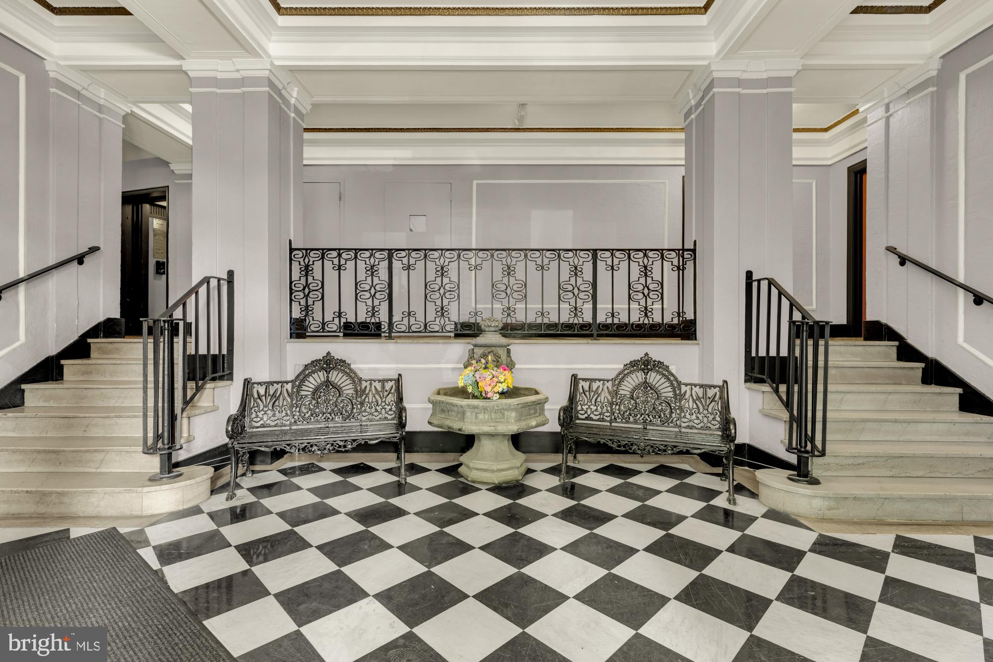 1615 Kenyon Street Northwest, Unit 30 Washington, DC 20010 - Photo 3 of 24 Elegant lobby with classic charm.