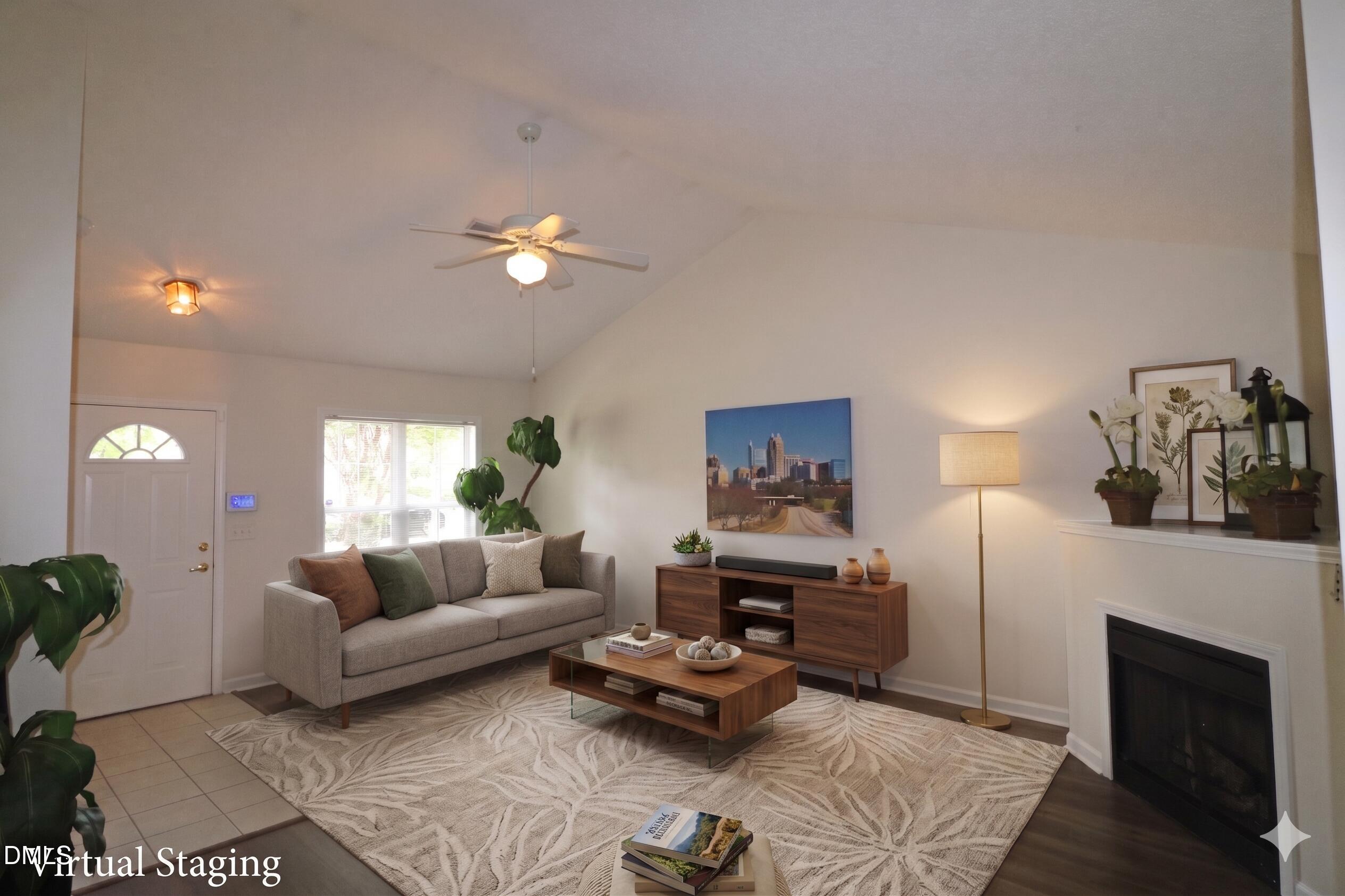 Living Room V. Staged