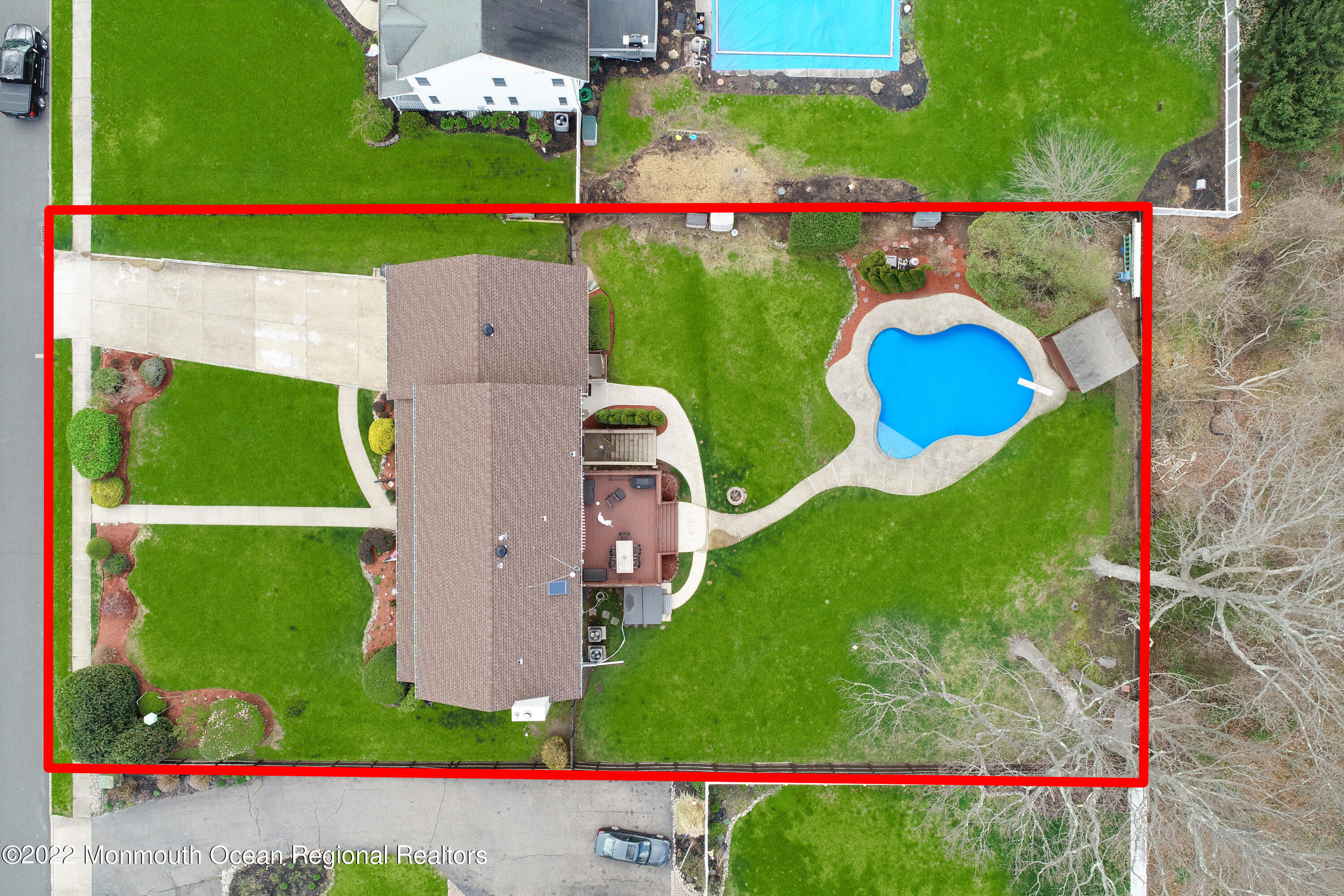 2606 Woolley Road Wall, NJ 07719 - Photo 4 of 47 an aerial view of a house
