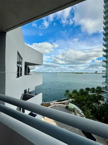 a view of balcony with couch