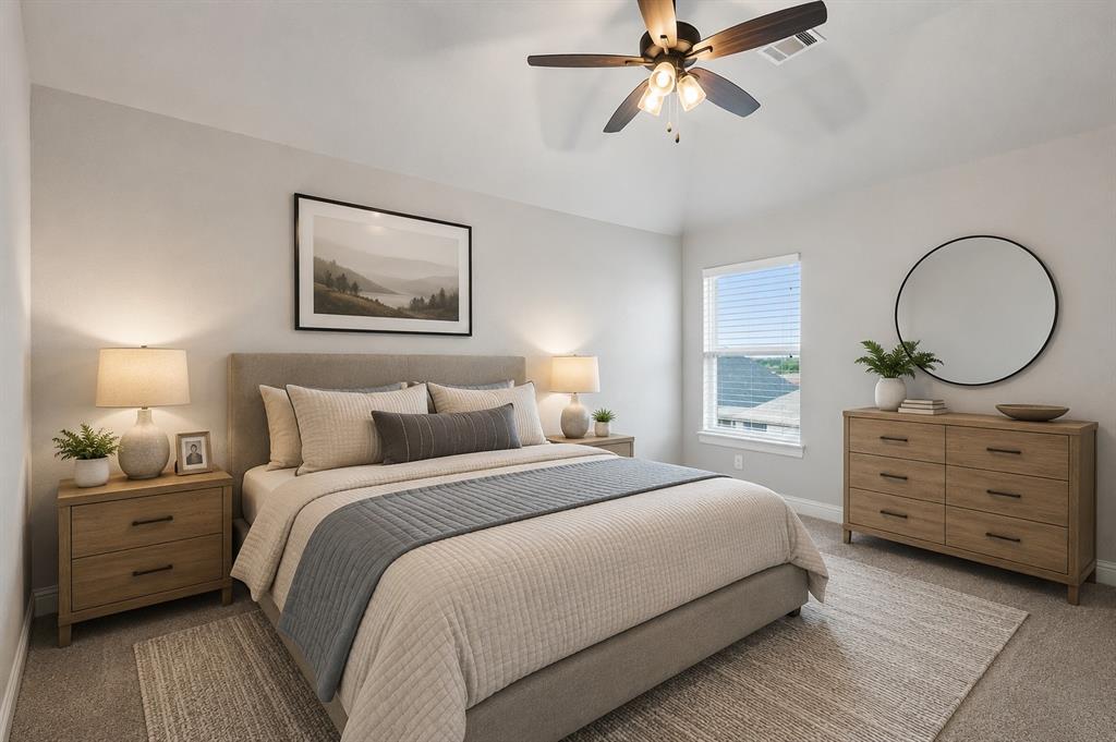 104 Ryder Court Hurst, TX 76053 - Photo 27 of 35 Oversized Secondary Bedrooms with Ceiling Fans