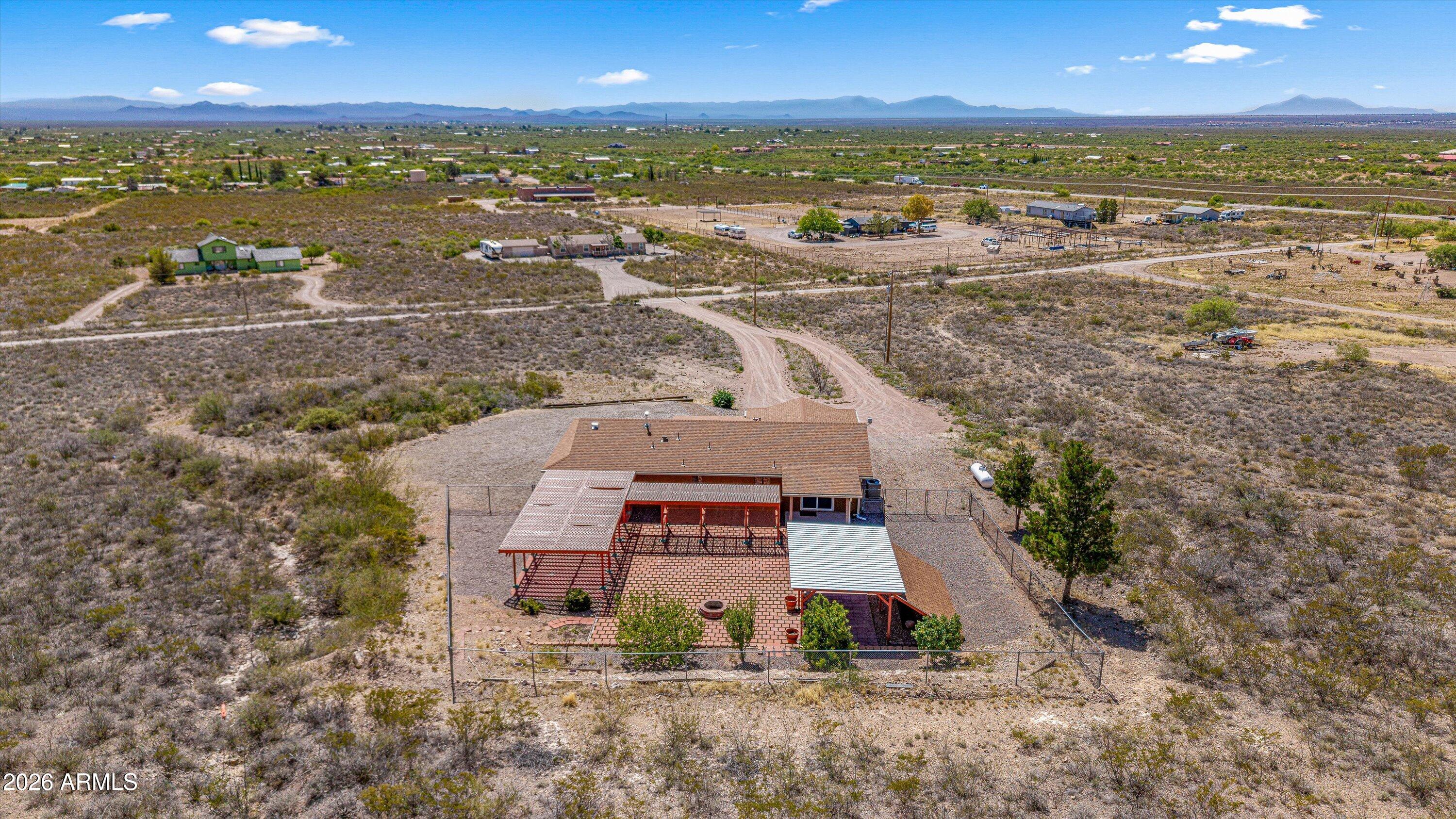 2251 North Spanish Trail Huachuca City, AZ 85616 - Photo 43 of 44 43-Aerial Back
