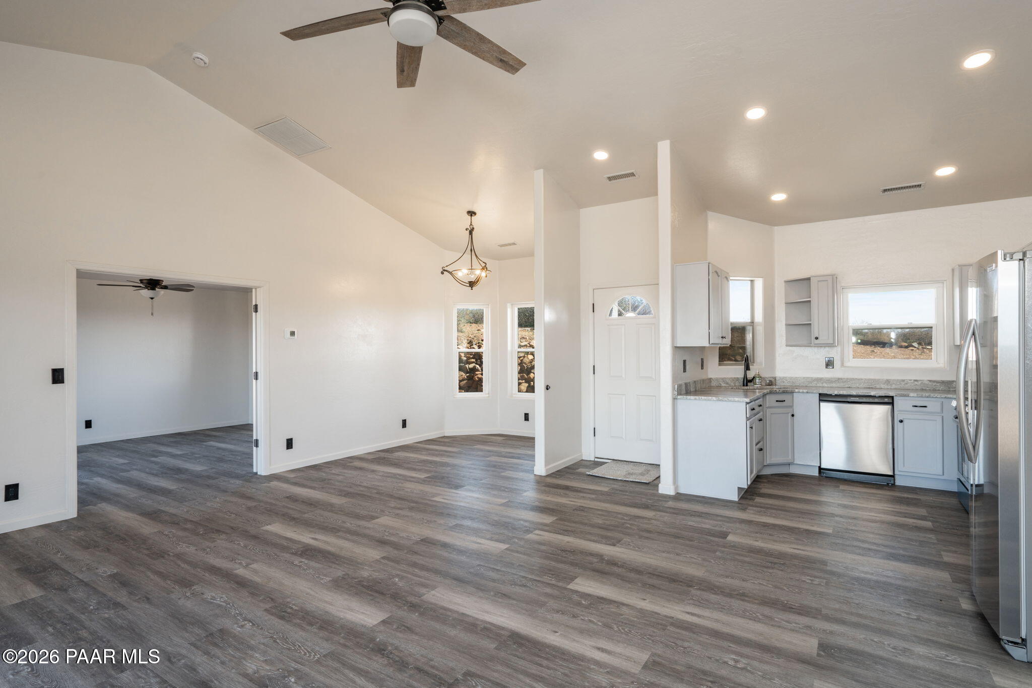 16751 Leprechaun Road Dewey, AZ 86327 - Photo 15 of 46 a view of kitchen with wooden floor