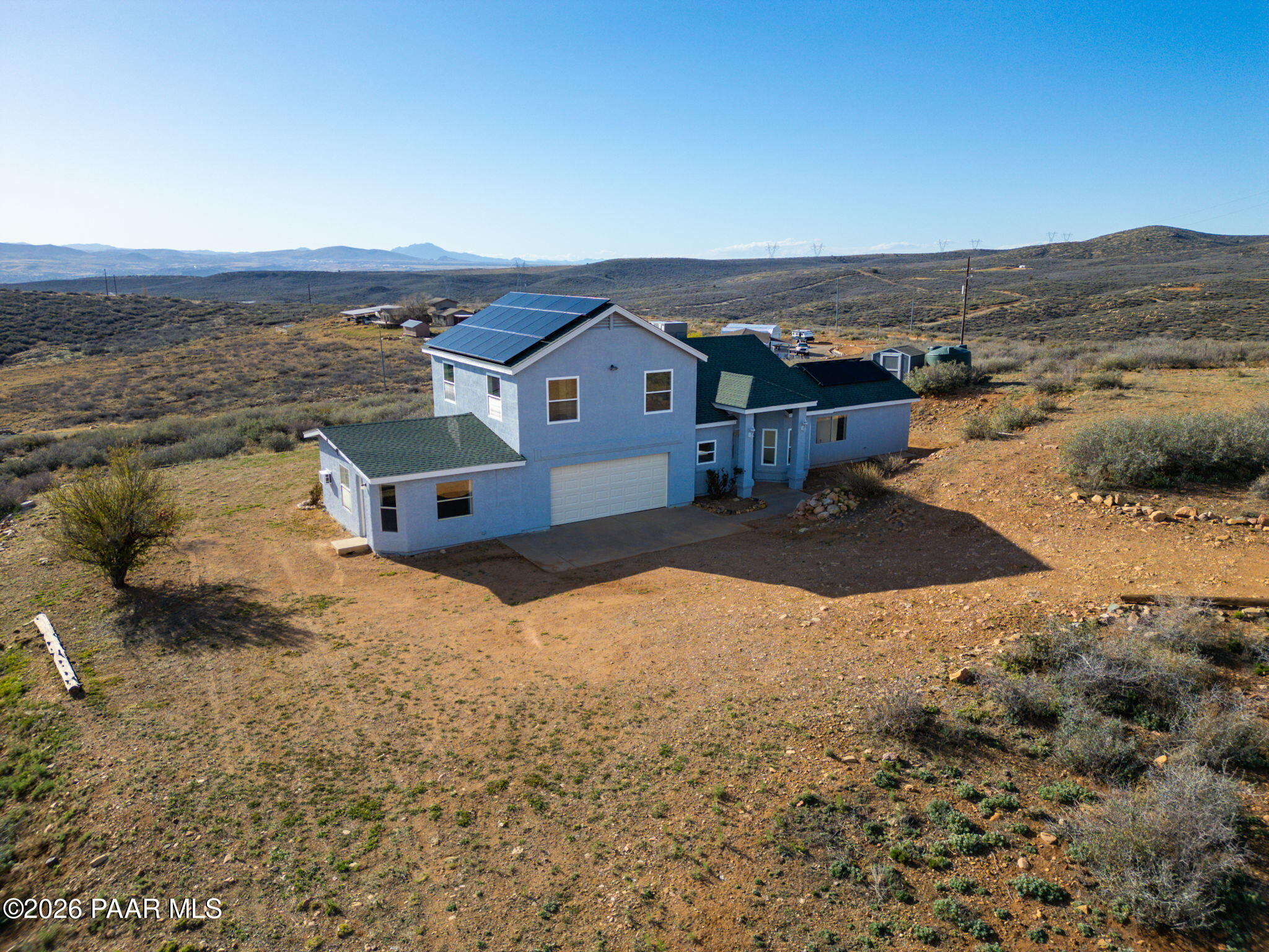 16751 Leprechaun Road Dewey, AZ 86327 - Photo 2 of 46 an aerial view of residential houses with outdoor space