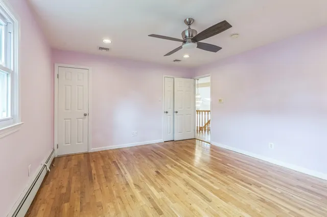 wooden floor in an empty room