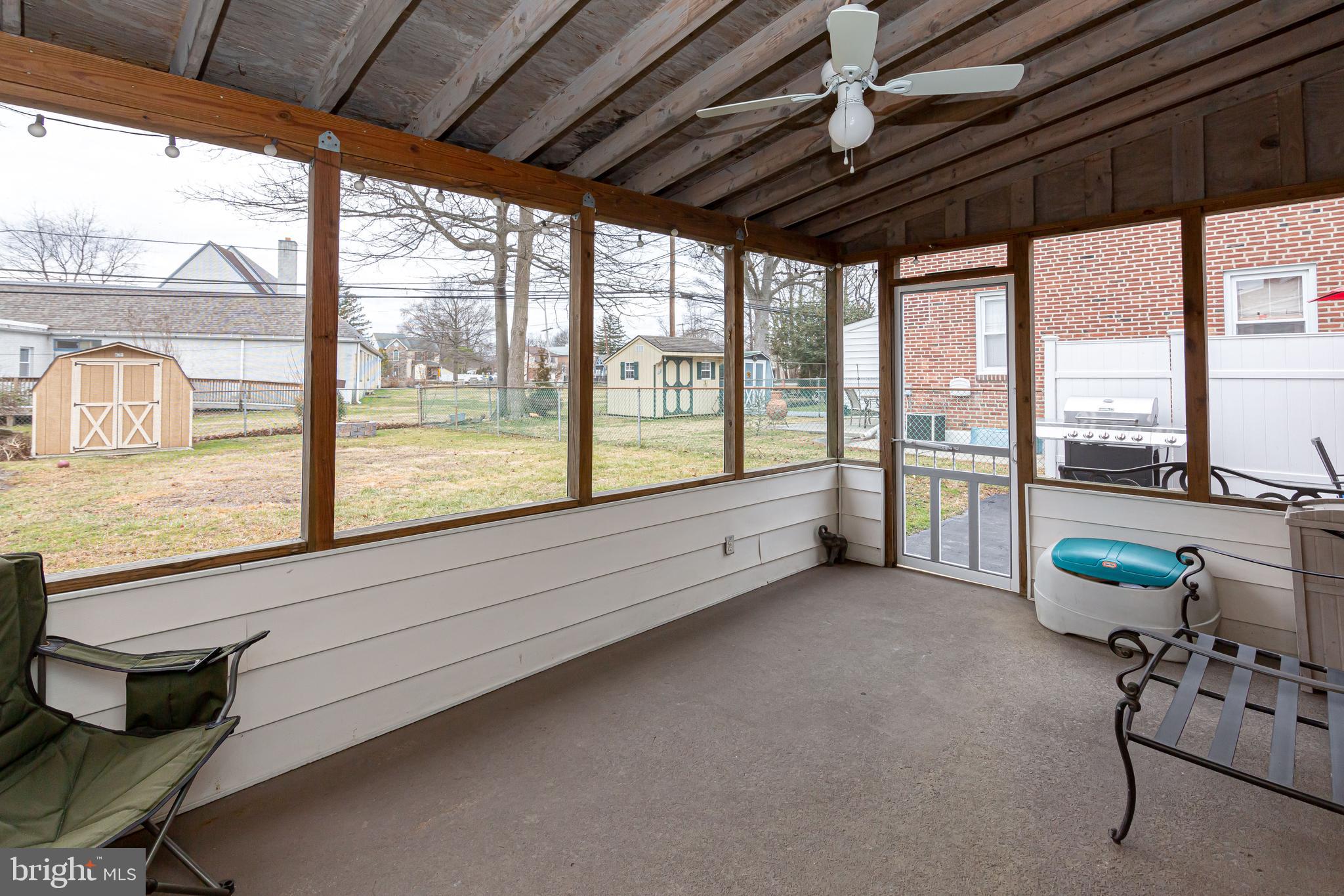 839 Colwell Road Swarthmore, PA 19081 - Photo 16 of 55 Screened porch off the kitchen