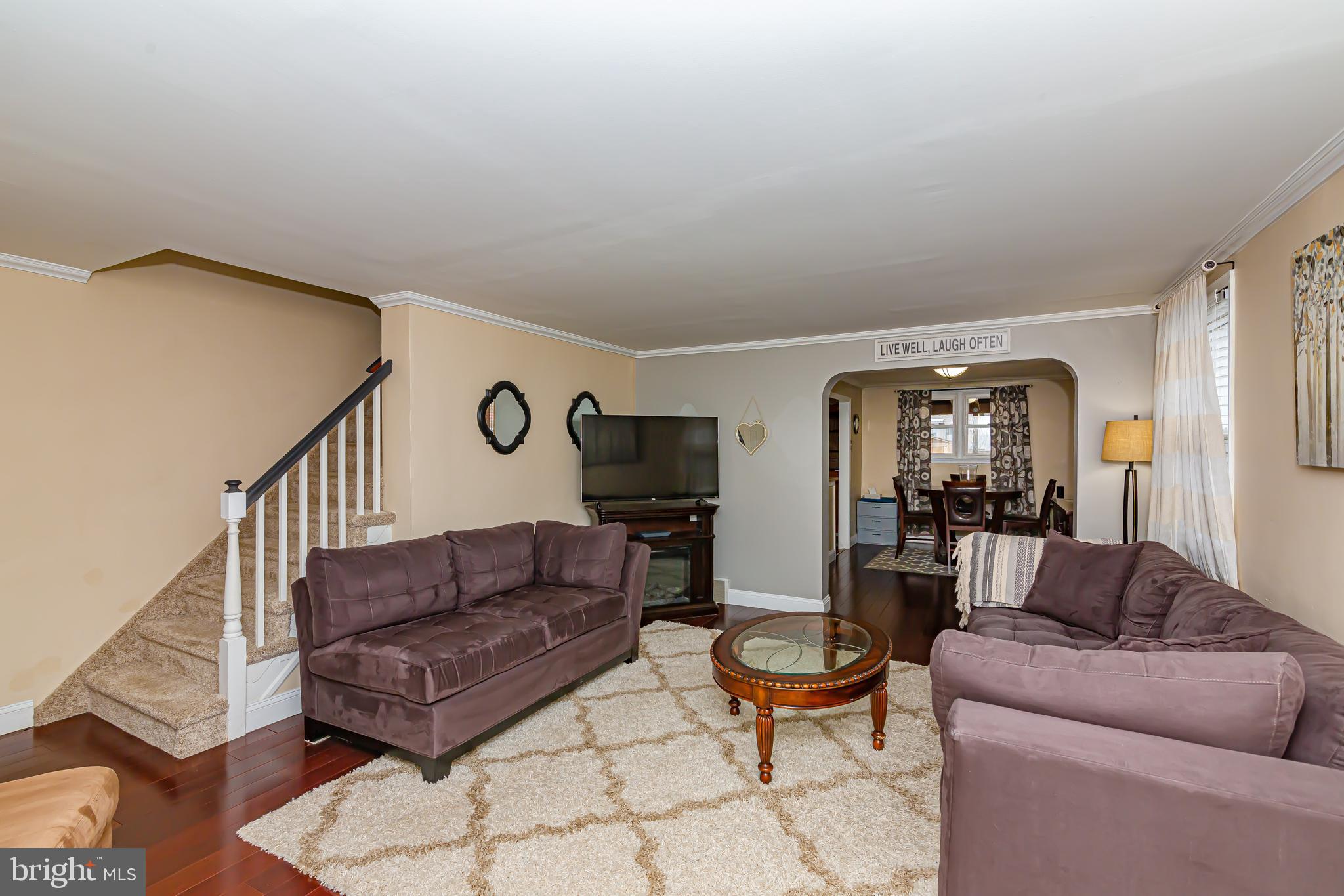839 Colwell Road Swarthmore, PA 19081 - Photo 3 of 55 Living Room opens to dining room