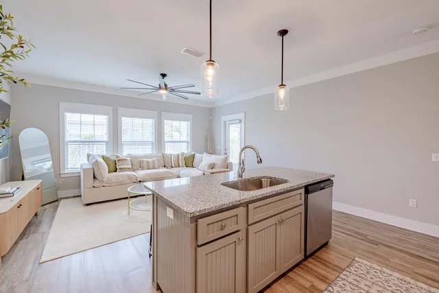 a view of living room with furniture and window