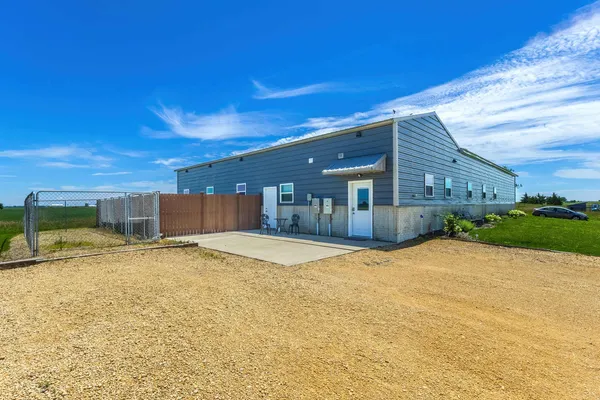 a view of a house with a patio