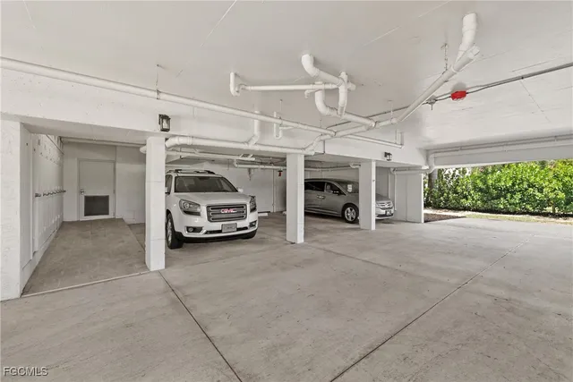 a view of a swimming pool with a yard