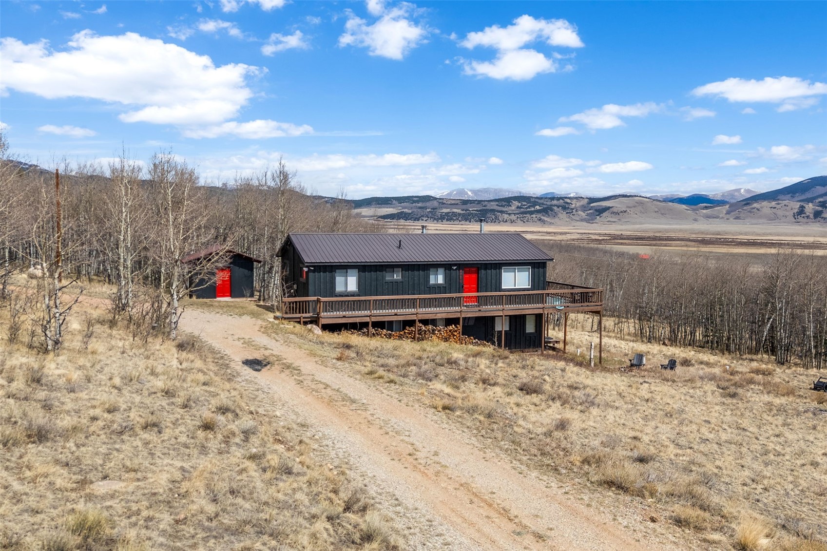 2349 Michigan Hill Road Jefferson, CO 80456 - Photo 1 of 33 a view of a lake with a mountain in the background