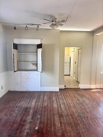 wooden floor in an empty room