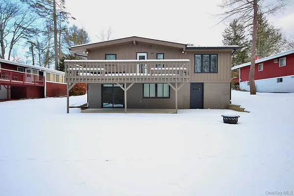 a front view of a house with parking