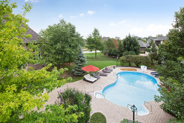 218 Shadow Ridge Court Palos Park, IL 60464 - Photo 40 of 40 an aerial view of a yard and mountain view in back