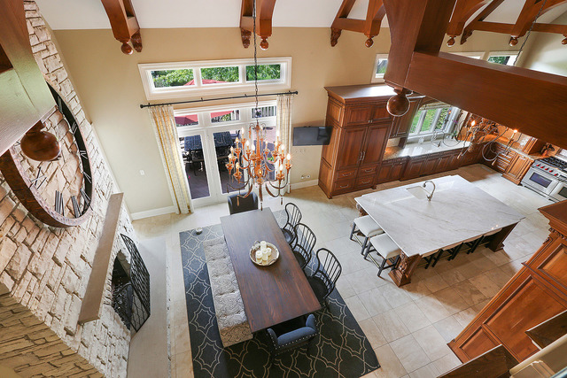 218 Shadow Ridge Court Palos Park, IL 60464 - Photo 8 of 40 a view of a dining room with furniture wooden floor and front door