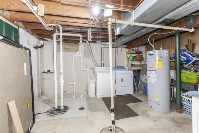 a view of a storage room