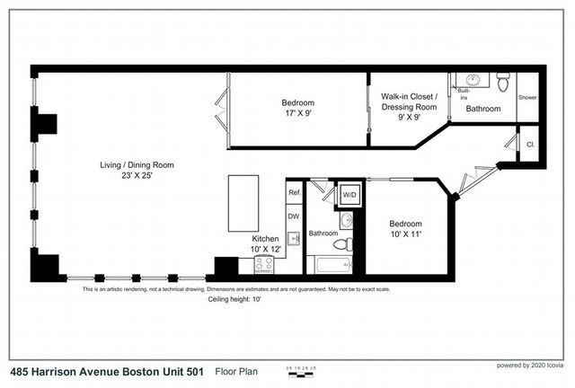 $1,075,000 | 485 Harrison Avenue, Unit 501, Boston, MA 02118