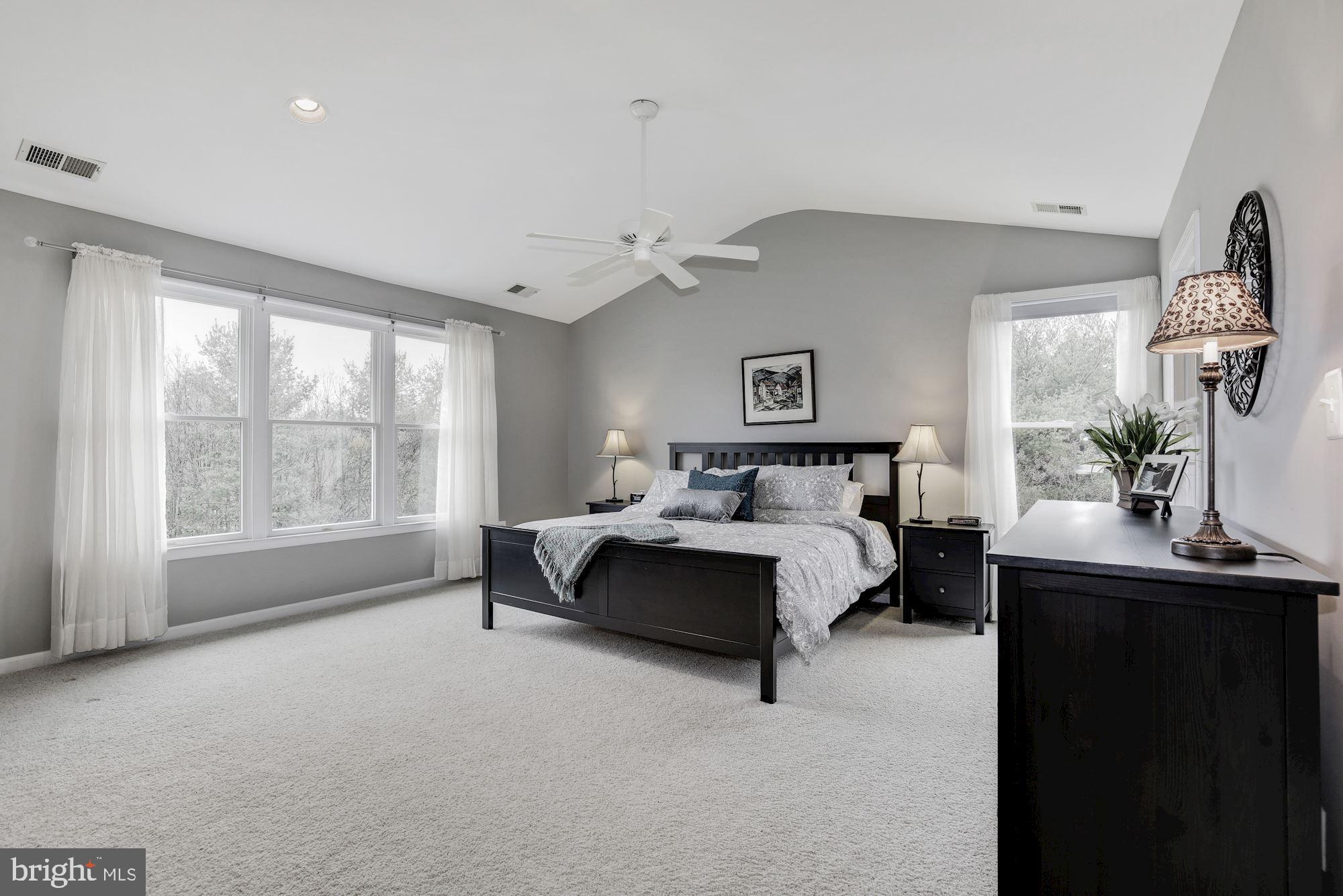 5508 Adams Ridge Road Clarksville, MD 21029 - Photo 25 of 54 Spacious master bedroom, cathedral ceiling.