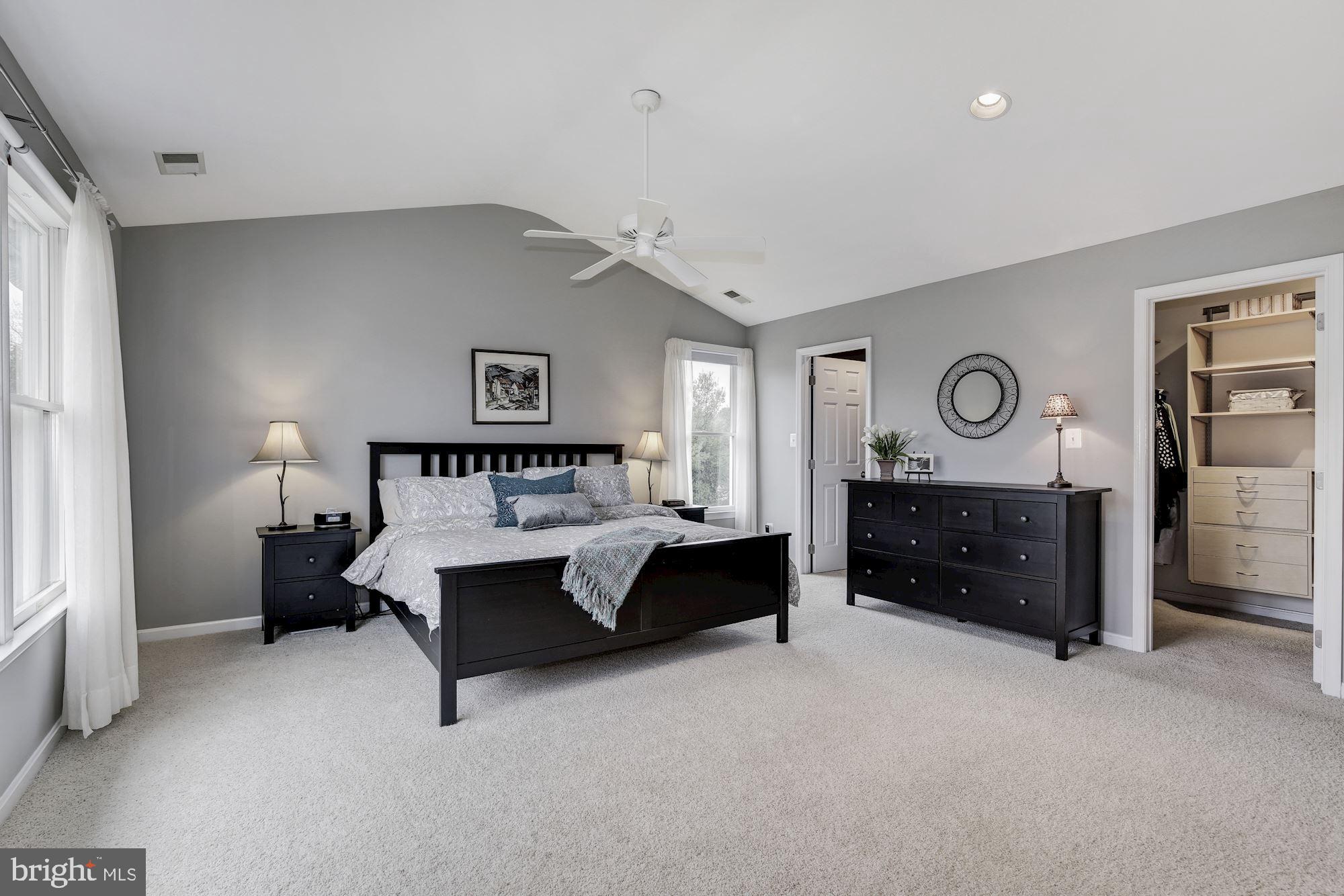 5508 Adams Ridge Road Clarksville, MD 21029 - Photo 26 of 54 Master bedroom with 2 walk-in closets.
