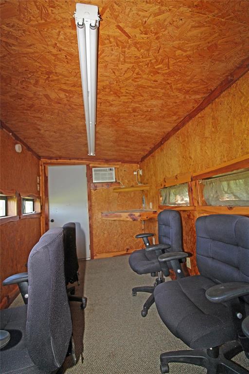 7304 Shady Lane Scurry, TX 75158 - Photo 11 of 40 Office featuring lofted ceiling and carpet floors