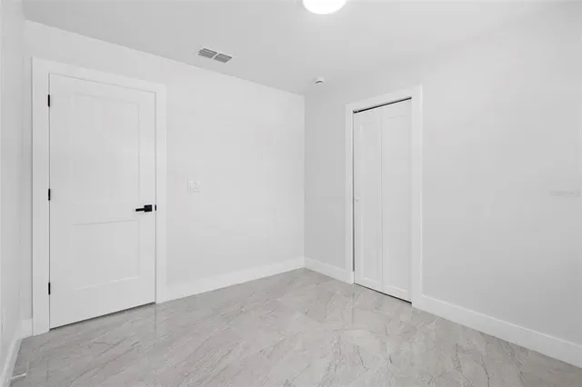 a view of an empty room