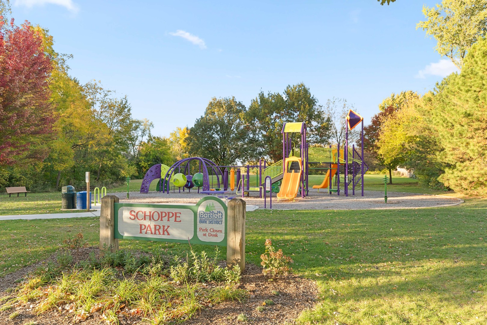 286 Wayne Court, Unit 2 Bartlett, IL 60103 - Photo 26 of 26 a view of a park with large trees