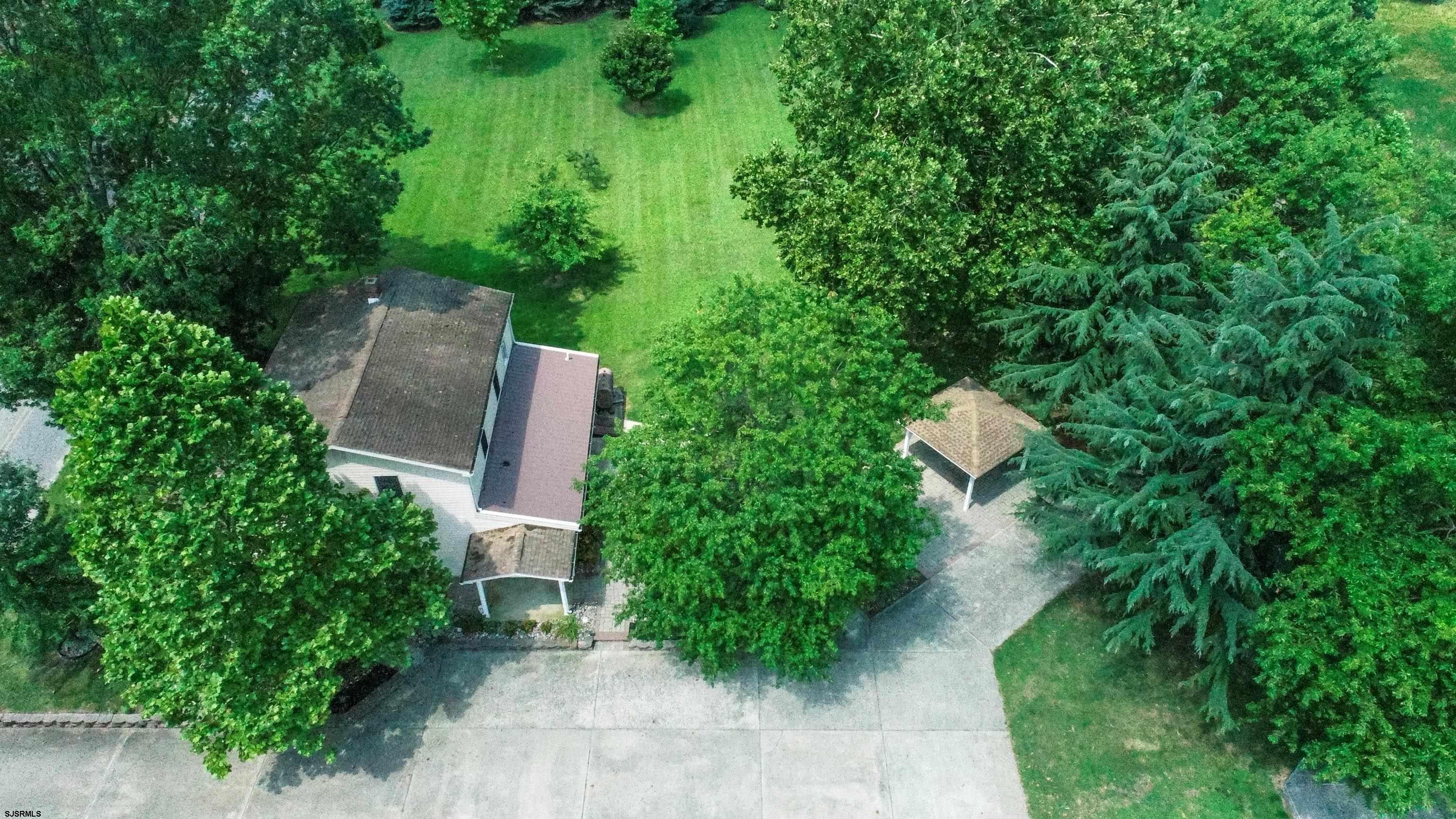 36 Cream Ridge Road Salem, NJ 08079 - Photo 45 of 53 an aerial view of residential house with outdoor space and trees all around