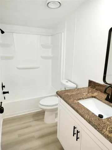 a view of small space with racks on the wall