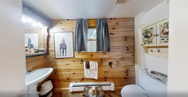a view of a door and an outdoor space