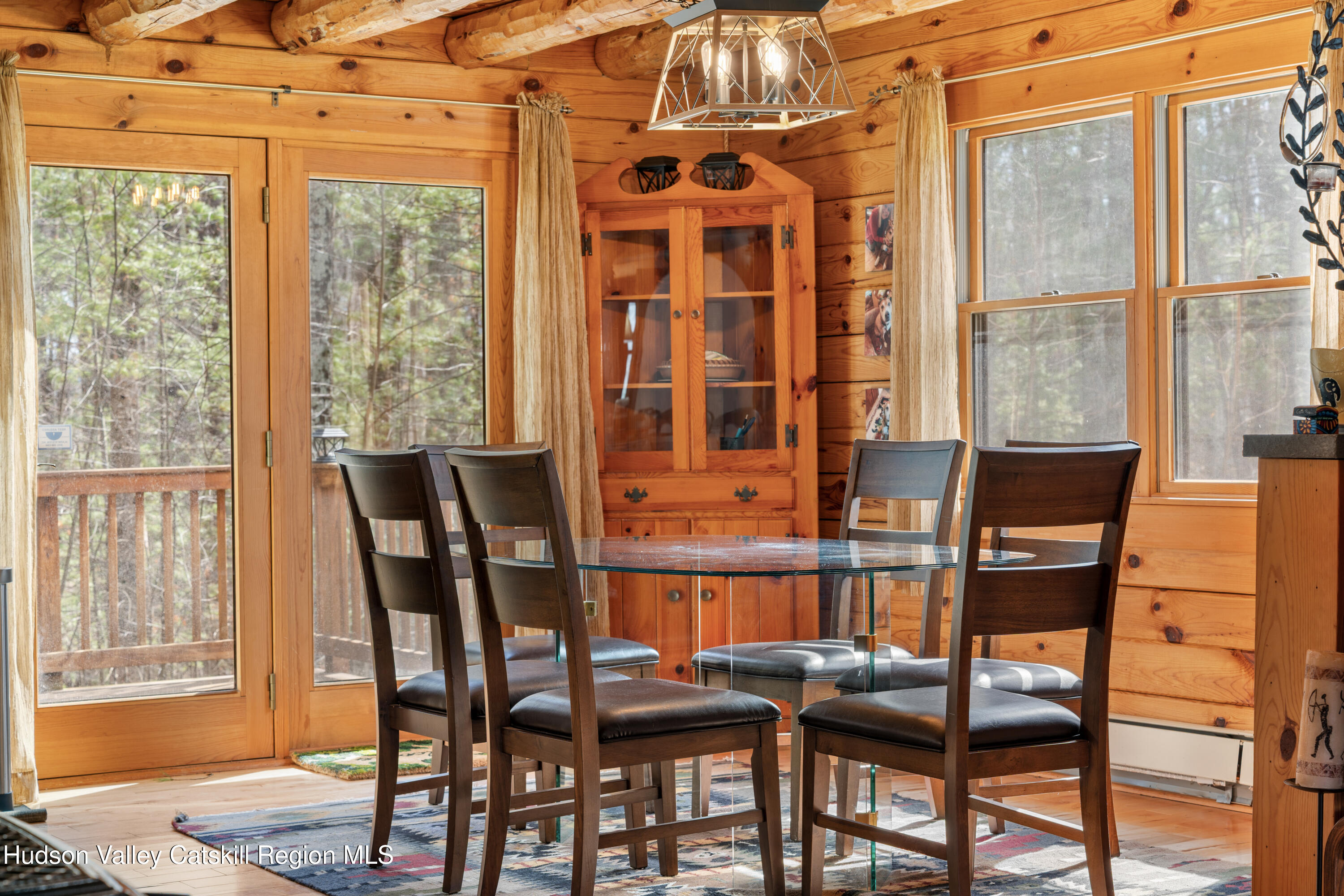 1311 Wittenberg Road Mount Tremper, NY 12457 - Photo 35 of 52 a dining room with furniture and window