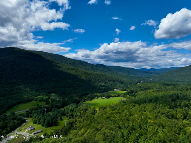 a view of a green field