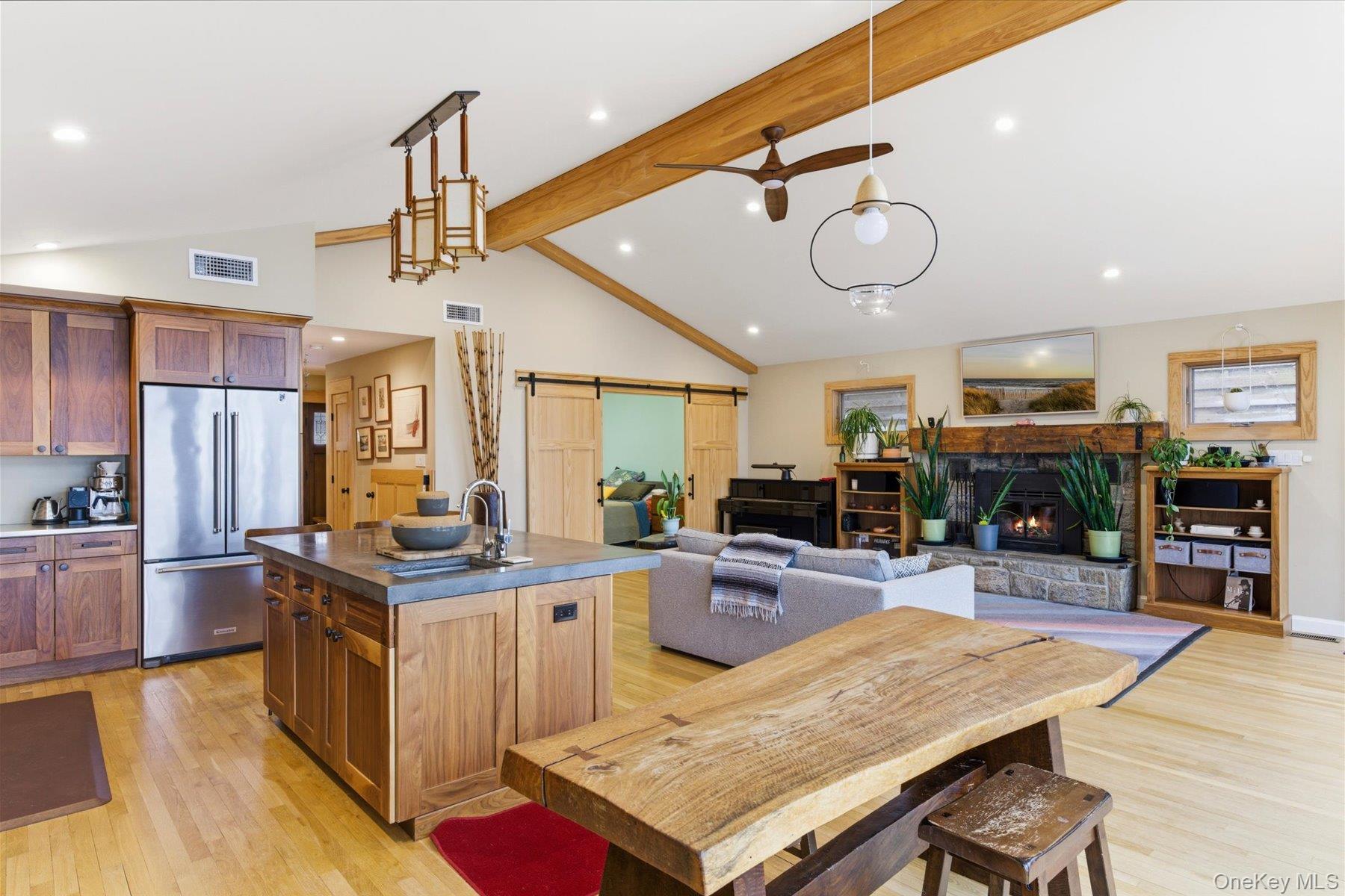 154 Eatons Neck Road Northport, NY 11768 - Photo 19 of 39 a large kitchen with lots of counter space and stainless steel appliances