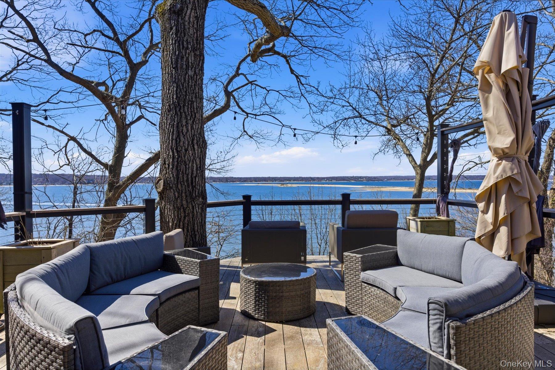 154 Eatons Neck Road Northport, NY 11768 - Photo 32 of 39 a view of a couches in the roof deck