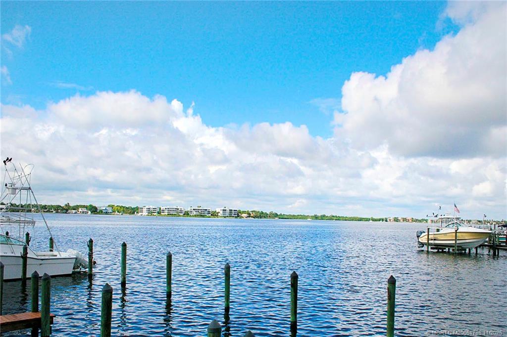 1866 Southwest Palm City Road, Unit 201 Stuart, FL 34994 - Photo 21 of 33 FROM THE SOUTH SIDE DOCK - A FABULOUS VIEW OF THE RIVER!