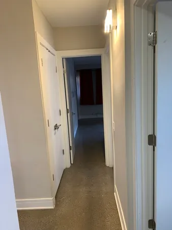 an entryway of a house and interior space