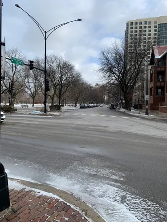 a view of a city street