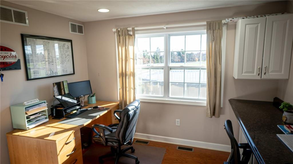 669 Unionville Road Butler, PA 16001 - Photo 11 of 21 a view of a workspace with furniture and a window