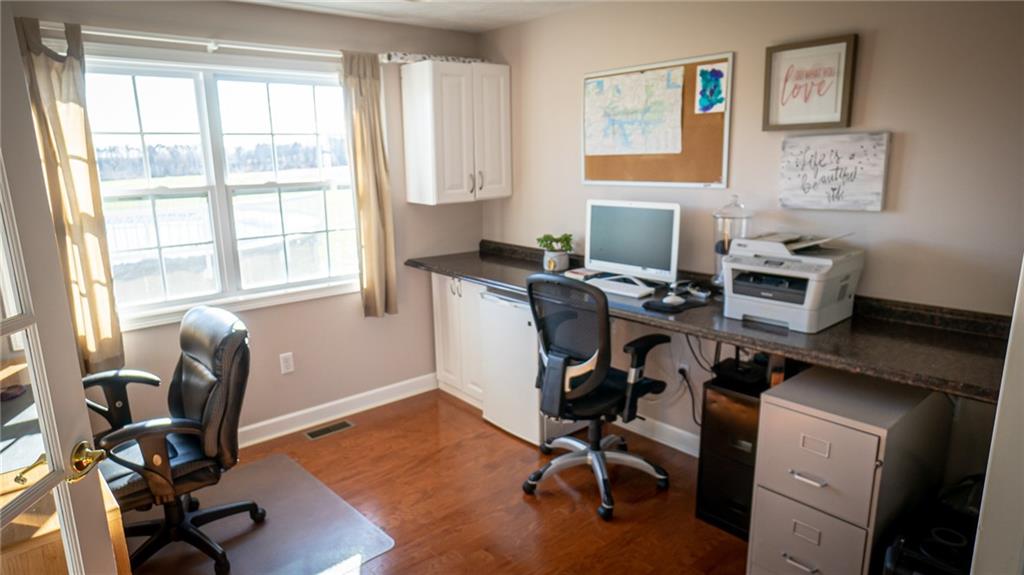 669 Unionville Road Butler, PA 16001 - Photo 12 of 21 a view of a workspace with furniture and a window