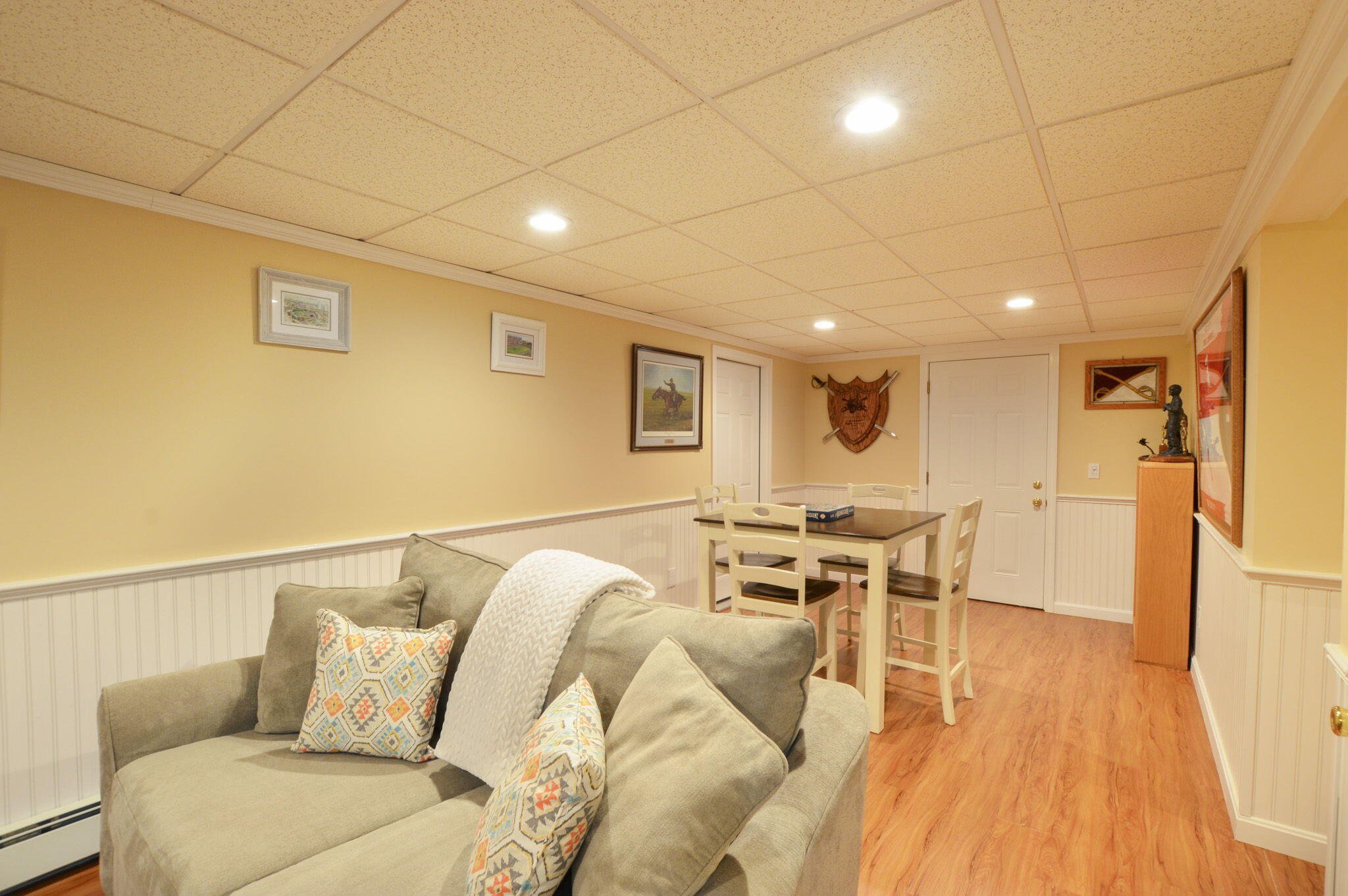48 Hogan Drive Mashpee, MA 02649 - Photo 33 of 36 a view of a dining room with furniture and wooden floor