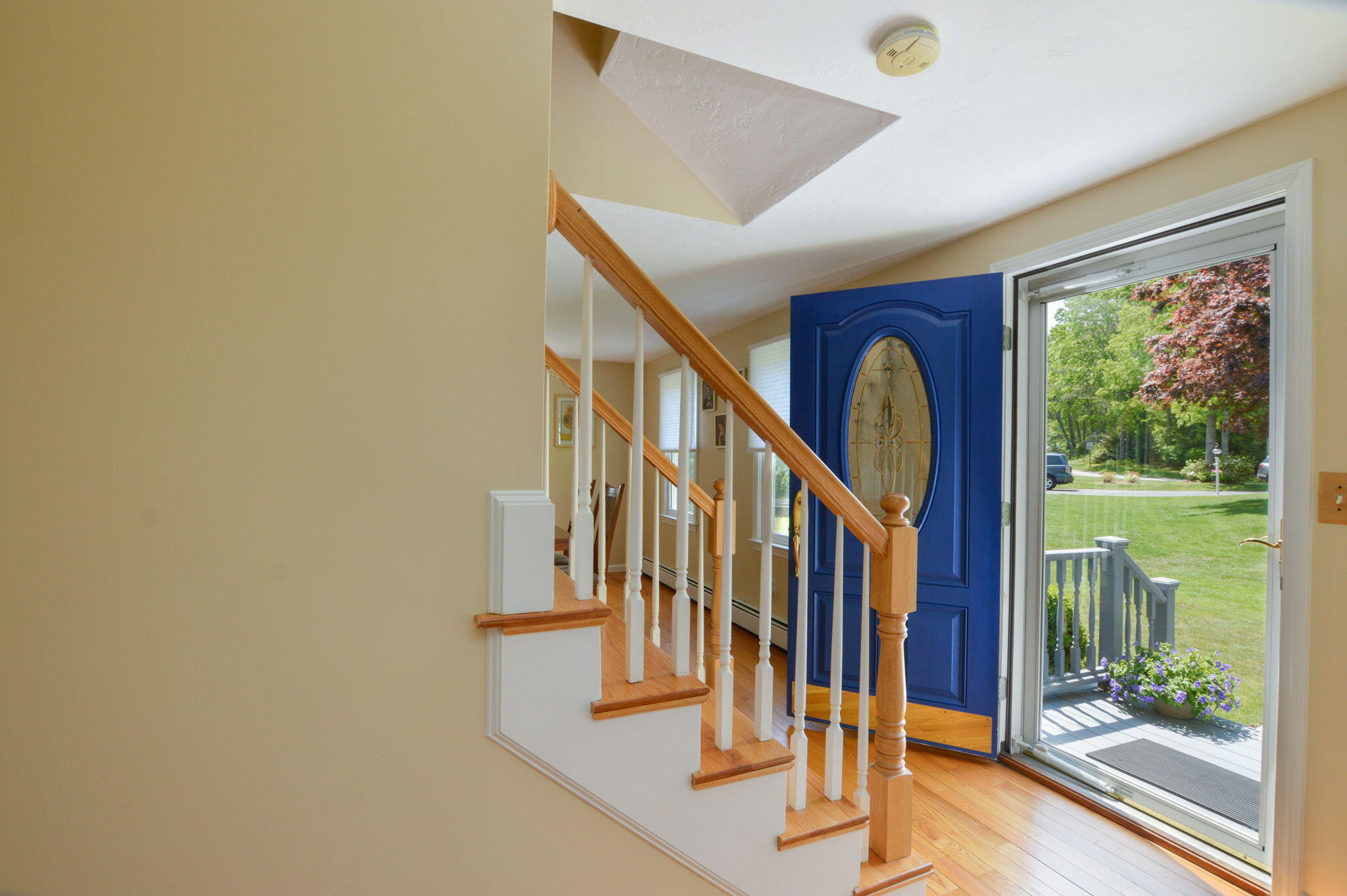48 Hogan Drive Mashpee, MA 02649 - Photo 9 of 36 a view of staircase with lots of windows and plants