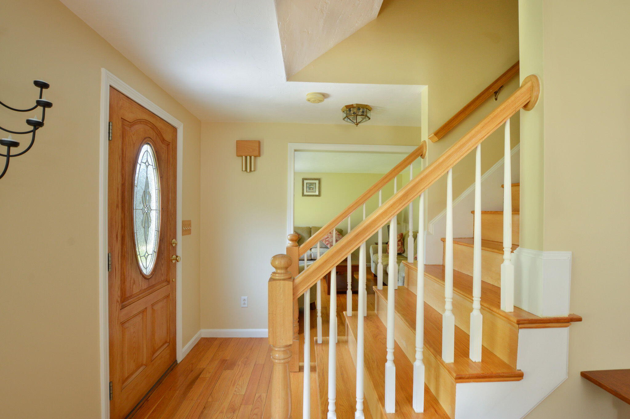 48 Hogan Drive Mashpee, MA 02649 - Photo 10 of 36 a view of stairs and wooden floor