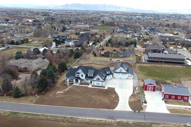 1354 South 800 East Mapleton, UT 84664 - Photo 118 of 129 Aerial view of residential area with a mountain backdrop