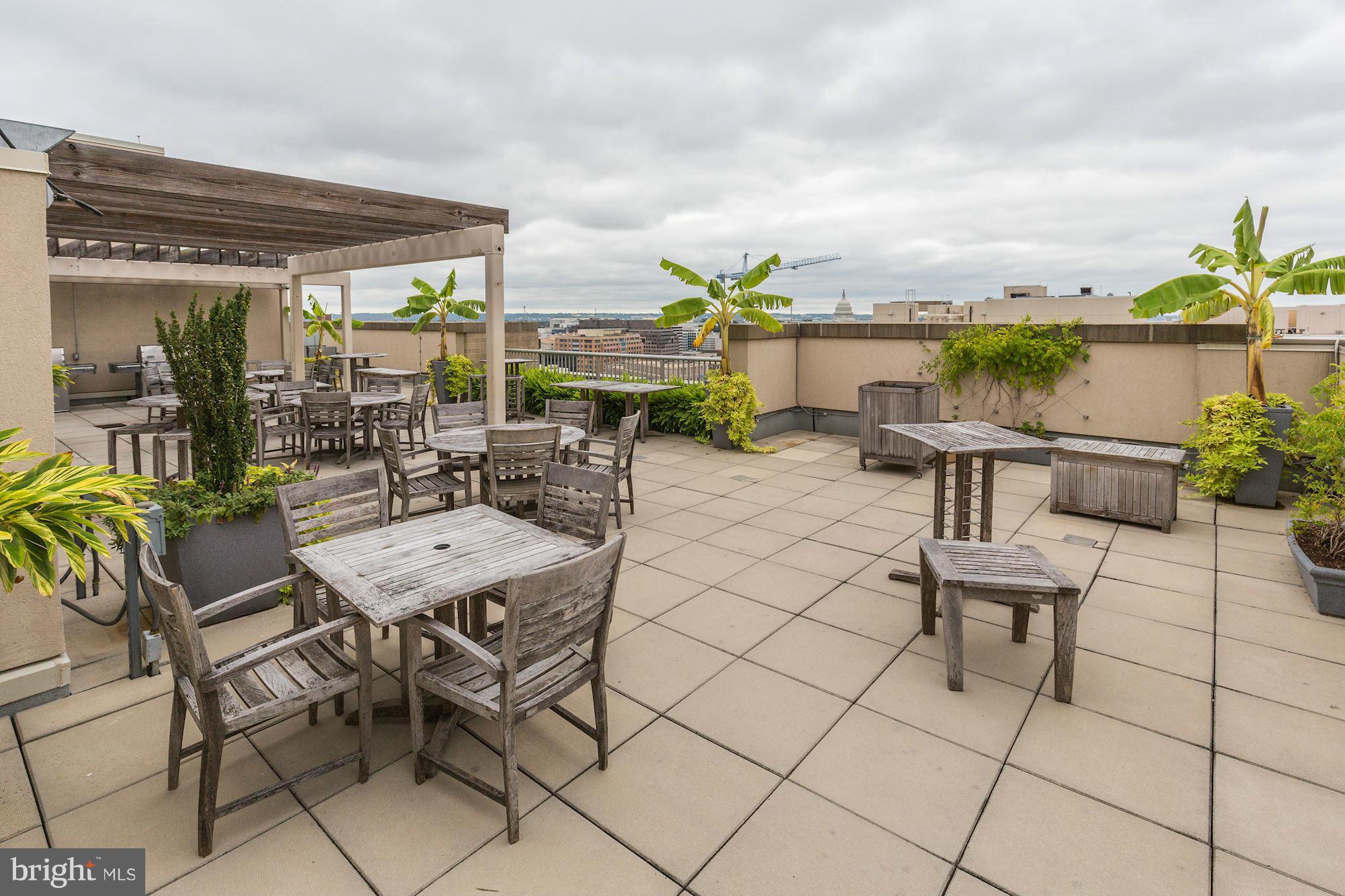 811 4th Street Northwest, Unit 503 Washington, DC 20001 - Photo 27 of 30 Huge Roof Deck with Views
