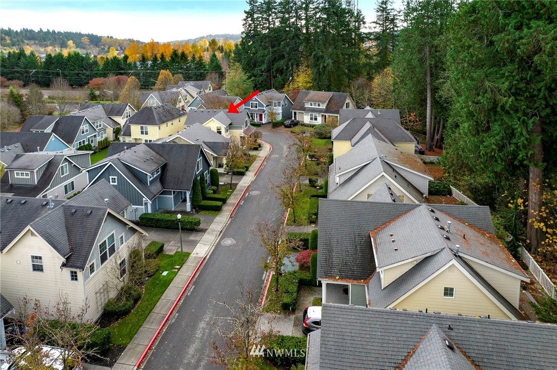 23927 33rd Drive Southeast, Unit 15 Bothell, WA 98021 - Photo 30 of 34 an aerial view of a house with a garden