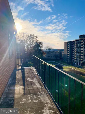 a view of a brick wall