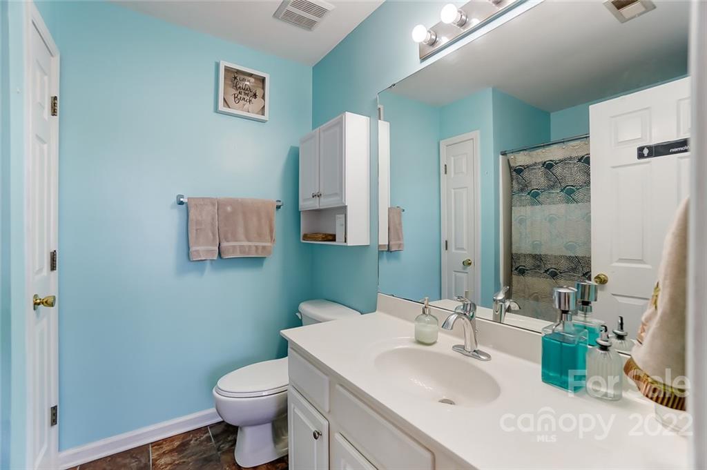 772 Shellstone Place Fort Mill, SC 29708 - Photo 22 of 35 a bathroom with a sink a toilet and mirror