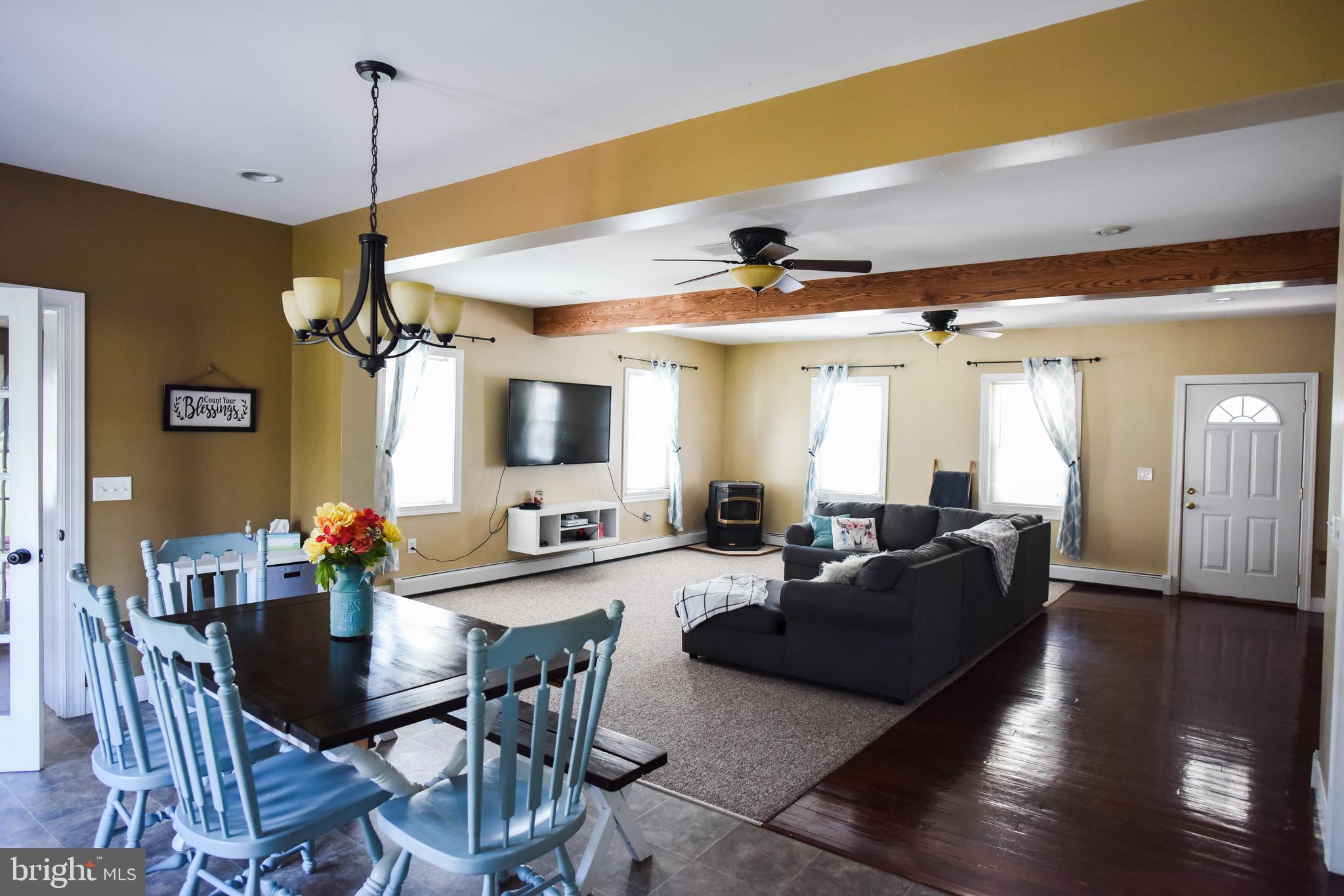 641 Schubert Road Bethel, PA 19507 - Photo 8 of 68 Dining area toward living room/front door