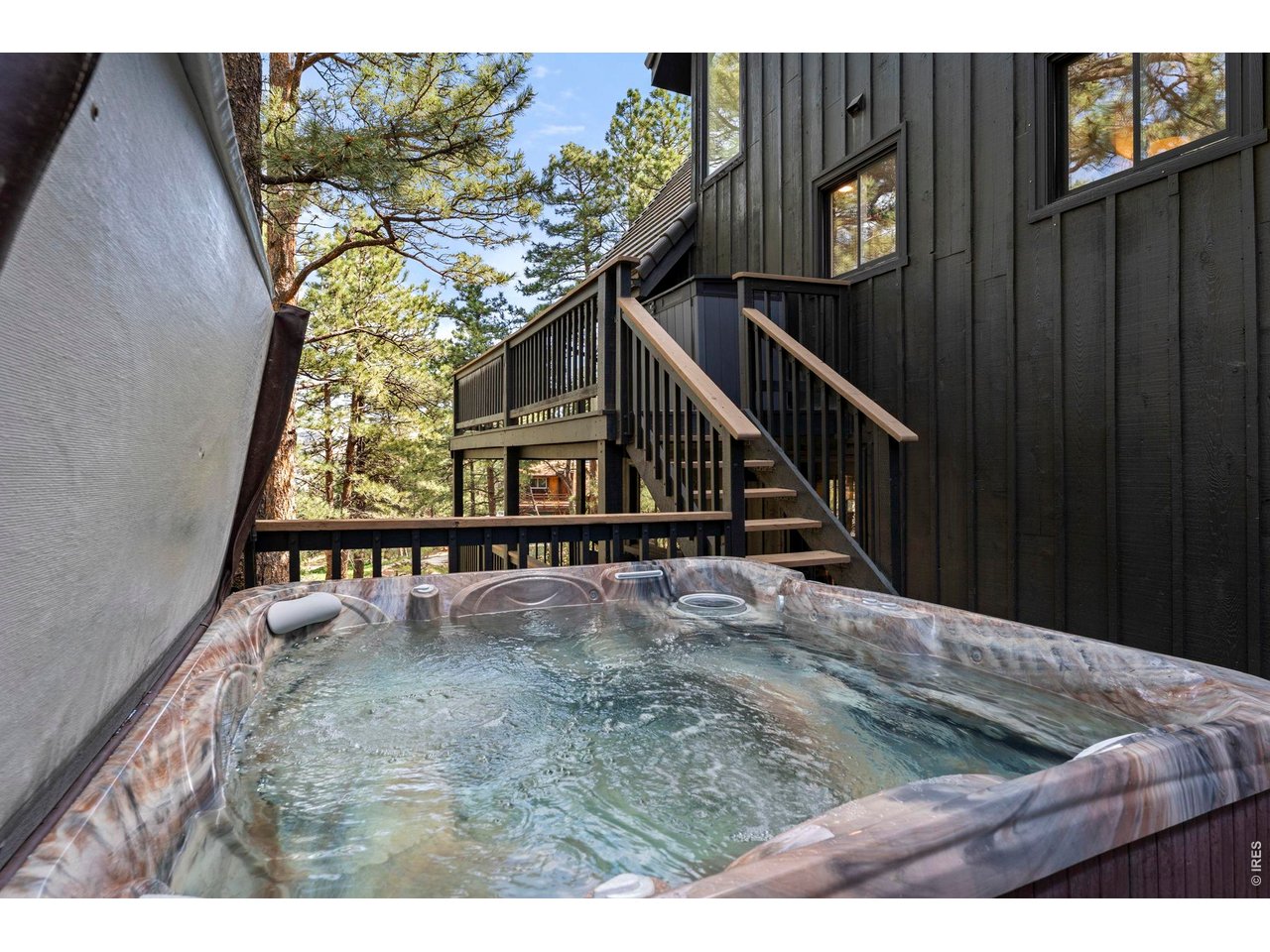 770 North Cedar Brook Road Boulder, CO 80304 - Photo 38 of 50 Soak under the stars in your private hot tub