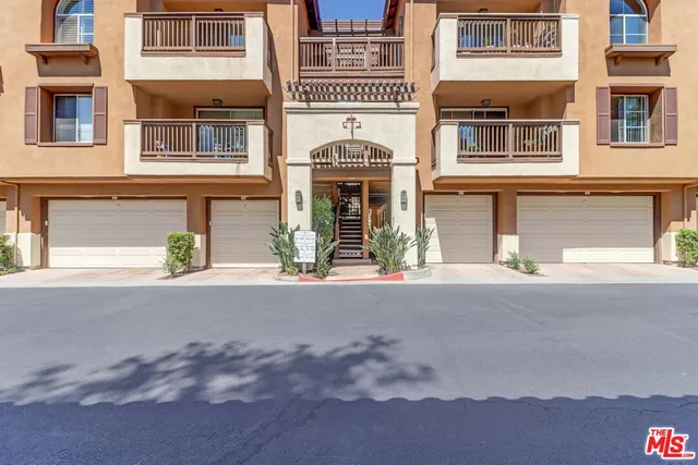 a front view of a building